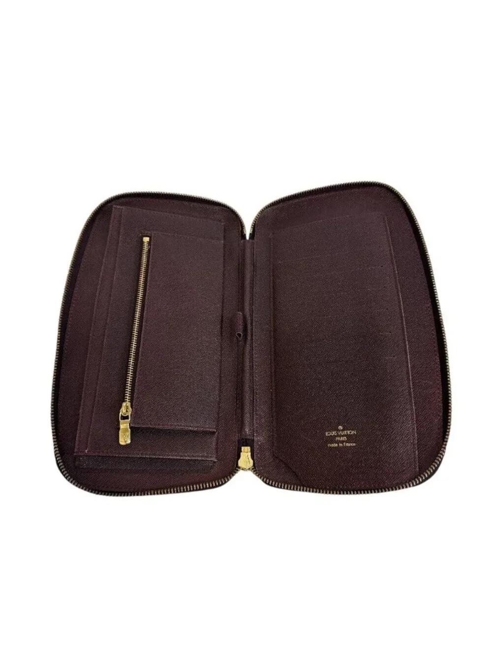 Louis Vuitton Organizer Atl Taiga Travel Case Handbag
